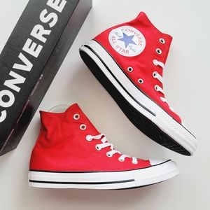 Converse CTAS Hi Enamel Red/White/Black